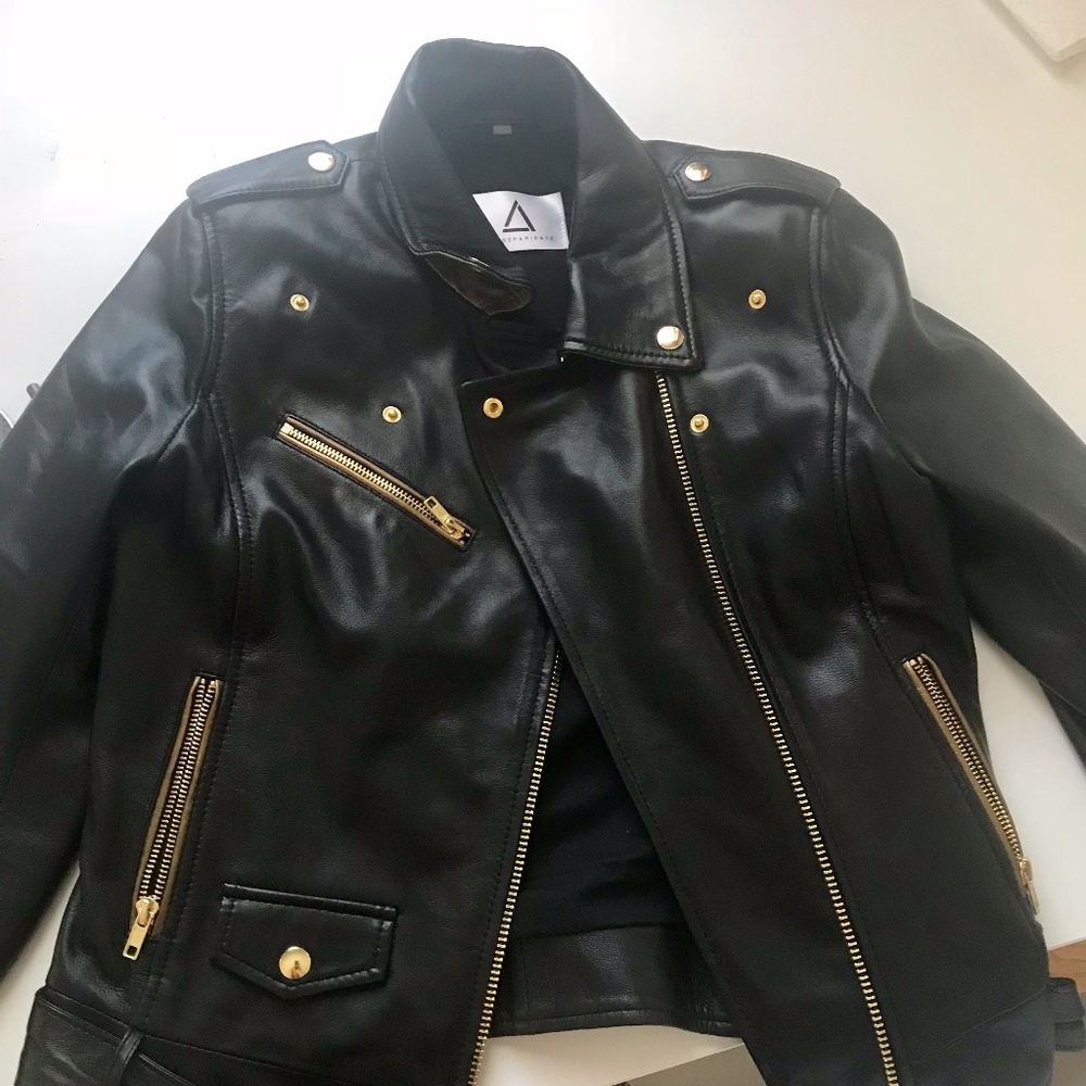 Leather jacket